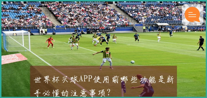世界杯买球APP使用前哪些功能是新手必懂的注意事项？